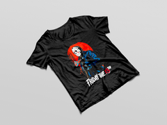 Playera de Terror con Jason – Ideal para Halloween - Viernes 13 - Color Negra