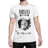 Playera Nirvana - In Utero - Heart-Shaped Box - Para fanaticos de la banda