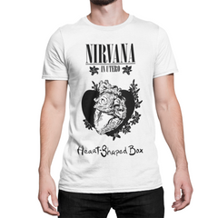 Playera Nirvana - In Utero - Heart-Shaped Box - Para fanaticos de la banda