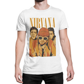 Playera Nevermind - Grunge el sonido de una Generación - Edición Limitada - Color Blanco y Negro