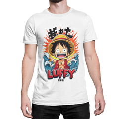 Playera Anime de Luffy Joven - Diseño Exclusivo para Fans de One-Piece - Edición Limitada