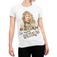 Camiseta Shakira - Las mujeres facturan - Edición especial Las Mujeres Ya No Lloran World Tour