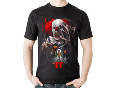 Playera de Pennywise de la pelicula de Eso - Ideal para Halloween - Para Fans del Cine de Terror