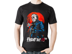 Playera de Terror con Jason – Ideal para Halloween - Viernes 13 - Color Negra