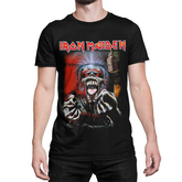 Playera Iron Maiden - Eddie con Microfono - Desata el Caos