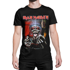 Playera Iron Maiden - Eddie con Microfono - Desata el Caos