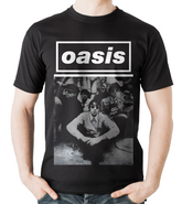 Playera Oasis - Diseño Exclusivo Britpop - Color Negro
