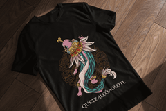 Playera Ajolote Sagrado – Fusión Ancestral con Quetzalcóatl