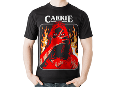 Camiseta de Carrie para Halloween - Para Fans del Cine de Terror - Color Negro