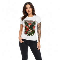 Playera Skull and Eagle – Tatuaje Neo Tradicional