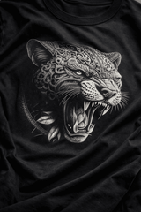Playera Mexa Jaguar Sagrado – Fuerza Tribal Dark Art