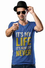 Playera It's My Life – Frase Icónica de Rebelión y Libertad | Estilo Rock Retro Unisex