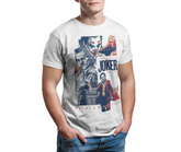 Playera Blanca Joker - Arte Cinematográfico del Villano Icónico