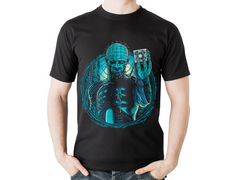 Playera para Halloween de Pinhead - Para Fans del Cine de Terror – Ideal para fiesta de Halloween - Color Negro - Hellraise