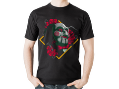 Playera para Halloween de Saw - Para Fans del Cine de Terror – Ideal para fiesta de Halloween - Color Negro - Jigsaw