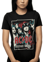 Playera AC/DC Highway to Hell - Diseño Icónico de Hard Rock