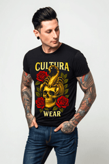 Playera El Beso del Escorpión - Tinta, Muerte y Rosas - Estilo Neotradicional Oscuro