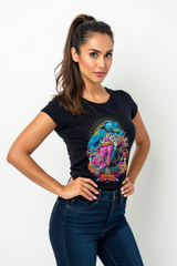 Playera Beso Eterno - Mariachi - Catrina - Pasión que No Muere