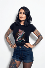 Playera Ajolote Sagrado – Fusión Ancestral con Quetzalcóatl