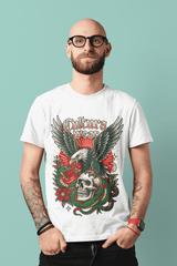 Playera Skull and Eagle – Tatuaje Neo Tradicional