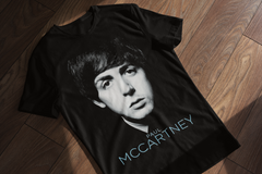 Playera Paul McCartney - Retrato Blanco y Negro - Edición Especial Got Back Tour
