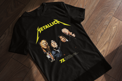Playera Metallica - M72 World Tour - Retrato - Edición Limitada