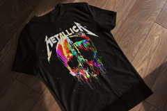 Camiseta Metallica - M72 World Tour - Skull Colors - Edición Limitada
