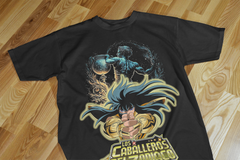 Playera Caballeros del Zodiaco: Camus de Acuario - Caballeros Dorados