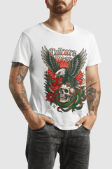 Playera Skull and Eagle – Tatuaje Neo Tradicional