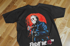 Playera de Terror con Jason – Ideal para Halloween - Viernes 13 - Color Negra