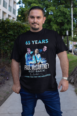 Playera Paul McCartney - 65 años de Rock - Edición Especial Got Back Tour