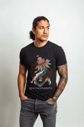 Playera Ajolote Sagrado – Fusión Ancestral con Quetzalcóatl