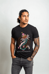 Playera Ajolote Sagrado – Fusión Ancestral con Quetzalcóatl