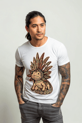 Playera Ajolote Guerrero – Orgullo Ancestral Mexicano