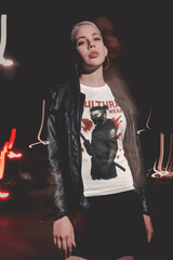 Playera Guerrero Skull Division – Estilo blackwork y neotradicional