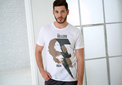 Camiseta The Killers - Diseño Único - Color Blanco