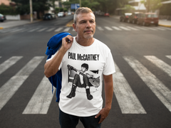 Playera Paul McCartney - Blanco y Negro - Edición Especial Got Back Tour