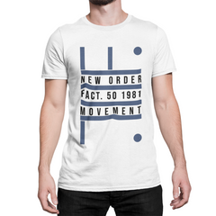 Camiseta New Order - Edición Limitada - Fact 50 1981
