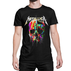 Camiseta Metallica - M72 World Tour - Skull Colors - Edición Limitada