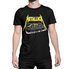 Playera Metallica - M72 World Tour - Cassete - Edición Limitada - Color Negro