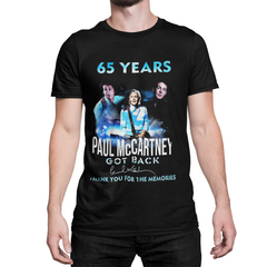 Playera Paul McCartney - 65 años de Rock - Edición Especial Got Back Tour