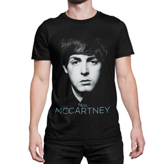 Playera Paul McCartney - Retrato Blanco y Negro - Edición Especial Got Back Tour