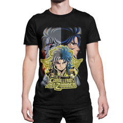 Playera Caballeros del Zodiaco: Saga y Kanon de Geminis - Caballeros Dorados