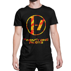 Playera Twenty One Pilots: Clancy en llamas, ¡la llama de la música!