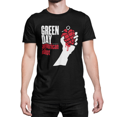 Playera Green Day - American Idiot - Rock Punk - Color Negro