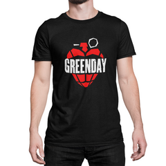 Camiseta Green Day - American Idiot - Rock Punk - Color Negro