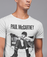 Playera Paul McCartney - Blanco y Negro - Edición Especial Got Back Tour