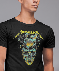 Camiseta Metallica - M72 World Tour - Craneo del Tiempo - Edición Limitada