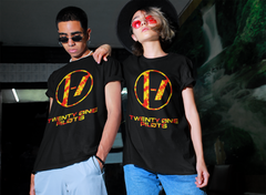 Playera Twenty One Pilots: Clancy en llamas, ¡la llama de la música!