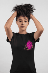 Playera Corazón Maldito – Estilo de Tatuaje Blackwork y Neotradicional
